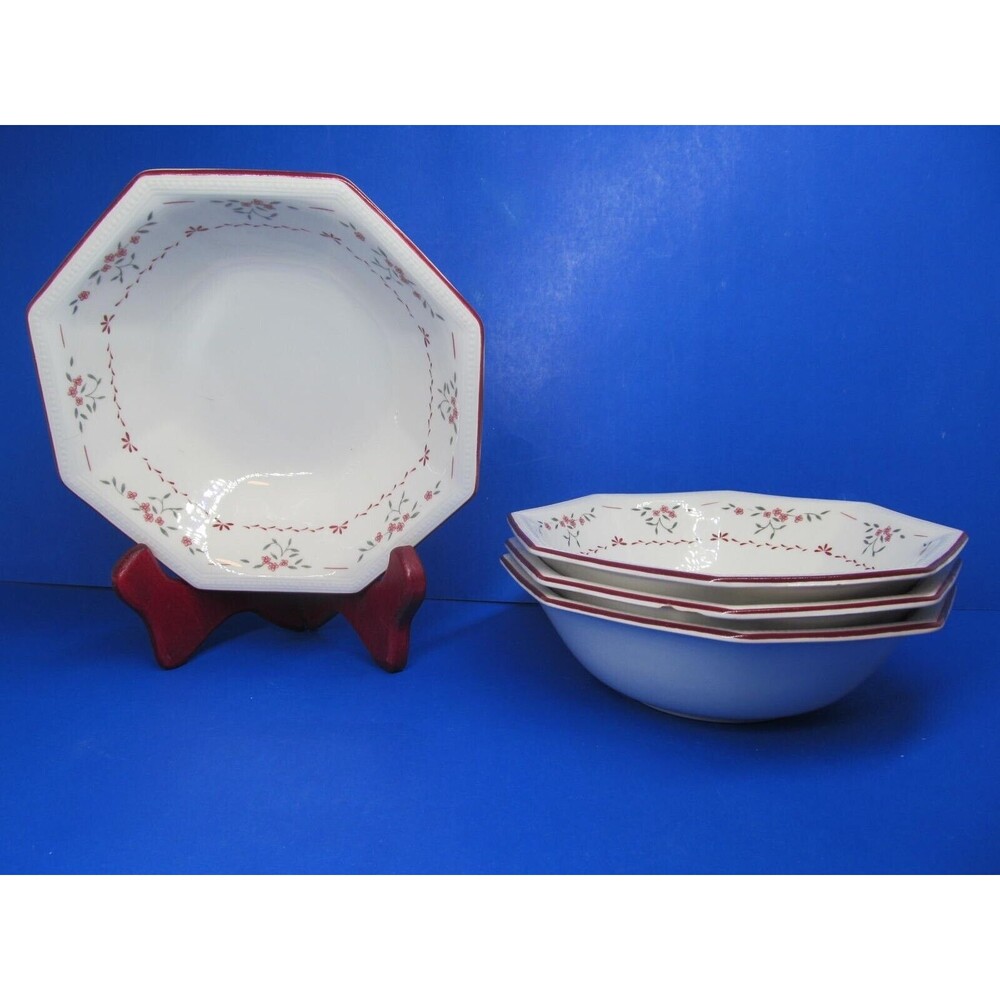 Johnson Brothers Madison 6 3/4" Coupe Cereal Bowls Set Of 4 Bowls